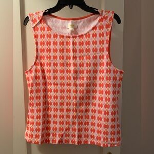 Maeve for Anthropologie. L sleeveless top. Retro style.